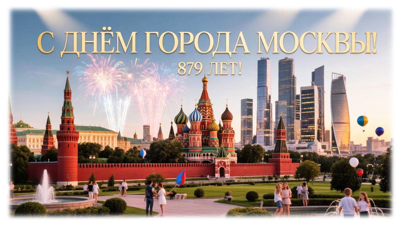С днём города Москвы
